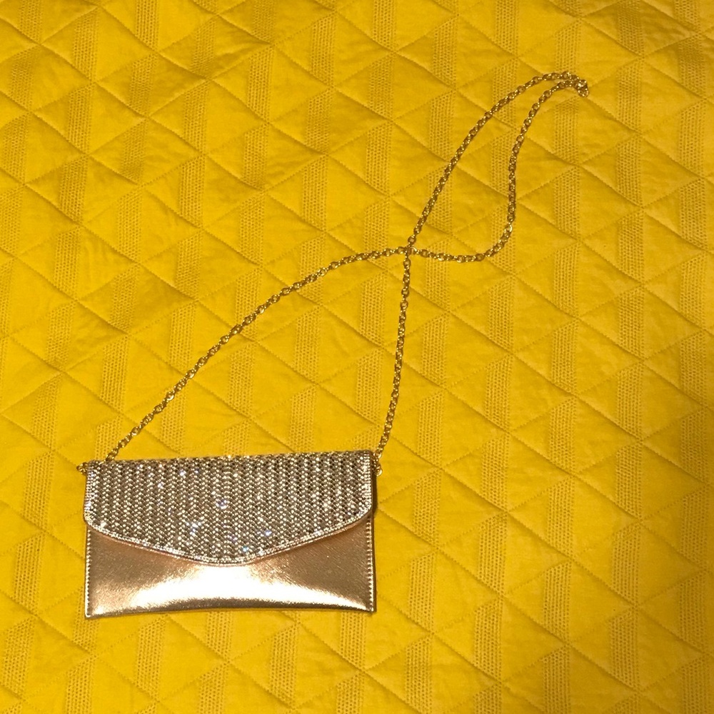 Clutch with Gold Chain